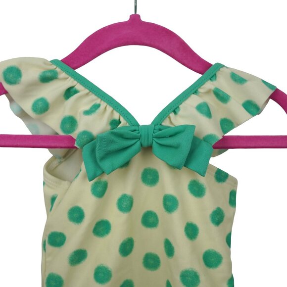 BabyGap 6-12M Girls' Polka Dot & Elephant‎ Print Swimsuits Bundle Set of 2 - Picture 6 of 12